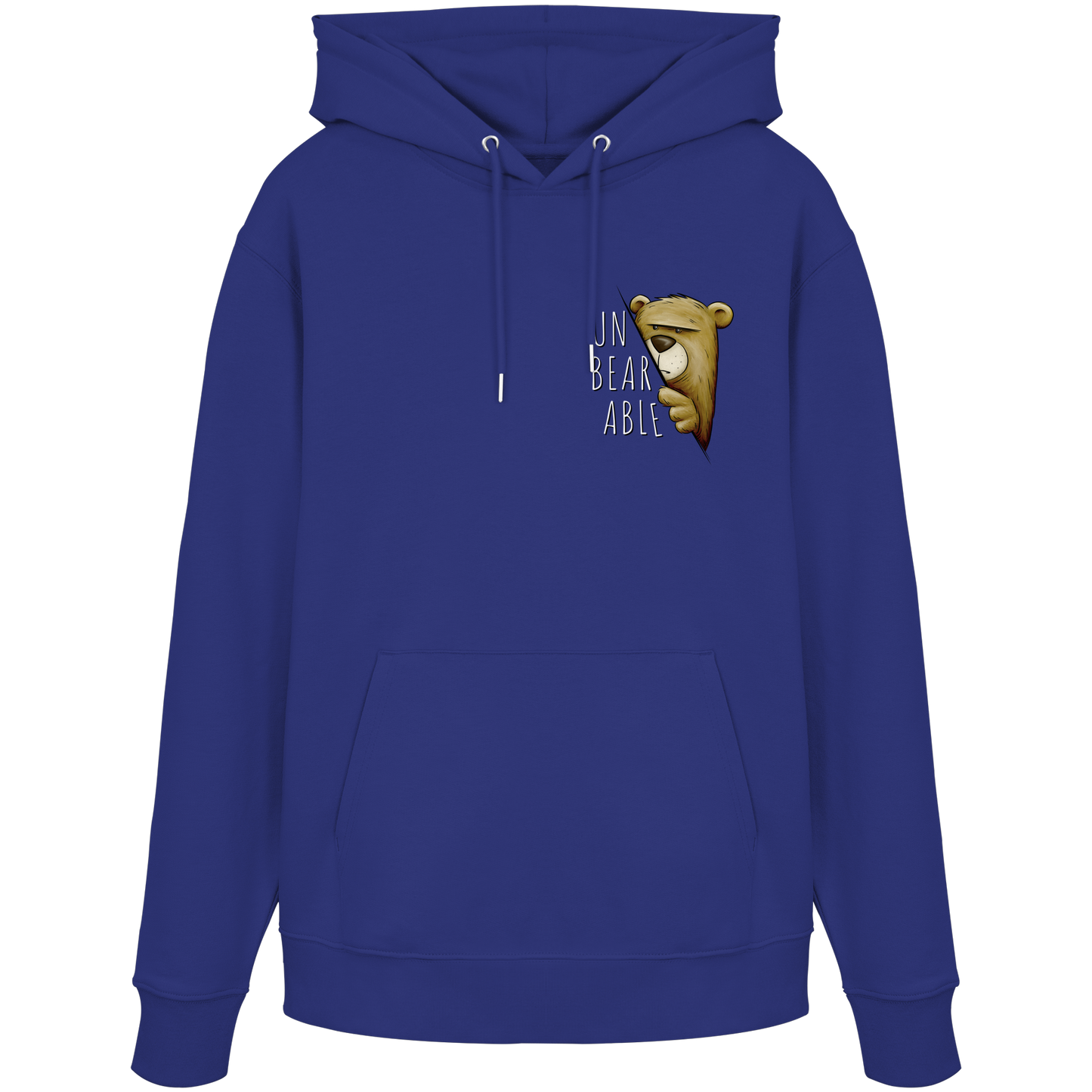 Unbearable – Unerträglich Bär - Organic Hoodie
