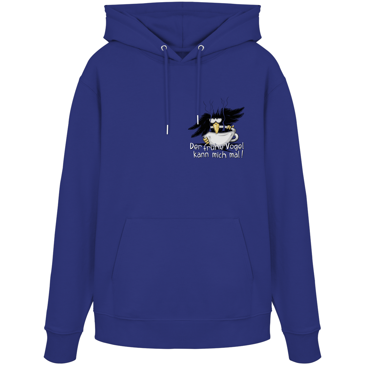 Der frühe Vogel kann mich mal | Kaffee Rabe - Organic Hoodie
