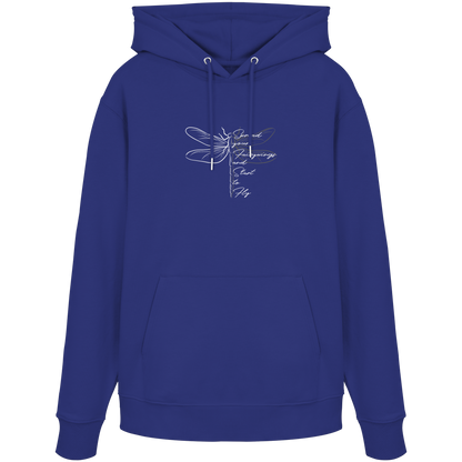 Breite die Flügel aus und flieg los | Libelle - Organic Hoodie