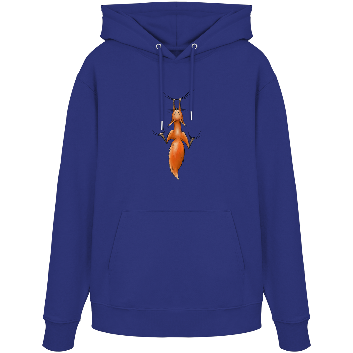Rotes Eichhörnchen hängt ab - Organic Hoodie