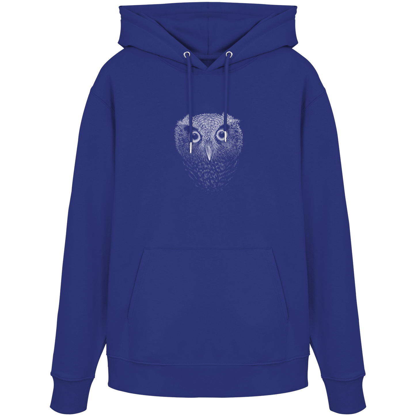 Eule Kritzelkunst Illustration - Organic Hoodie