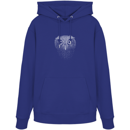 Eule Kritzelkunst Illustration - Organic Hoodie