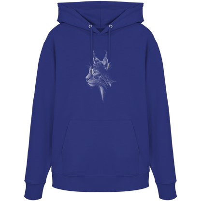 Luchs Kritzelkunst Wildkatze Illustration - Organic Hoodie