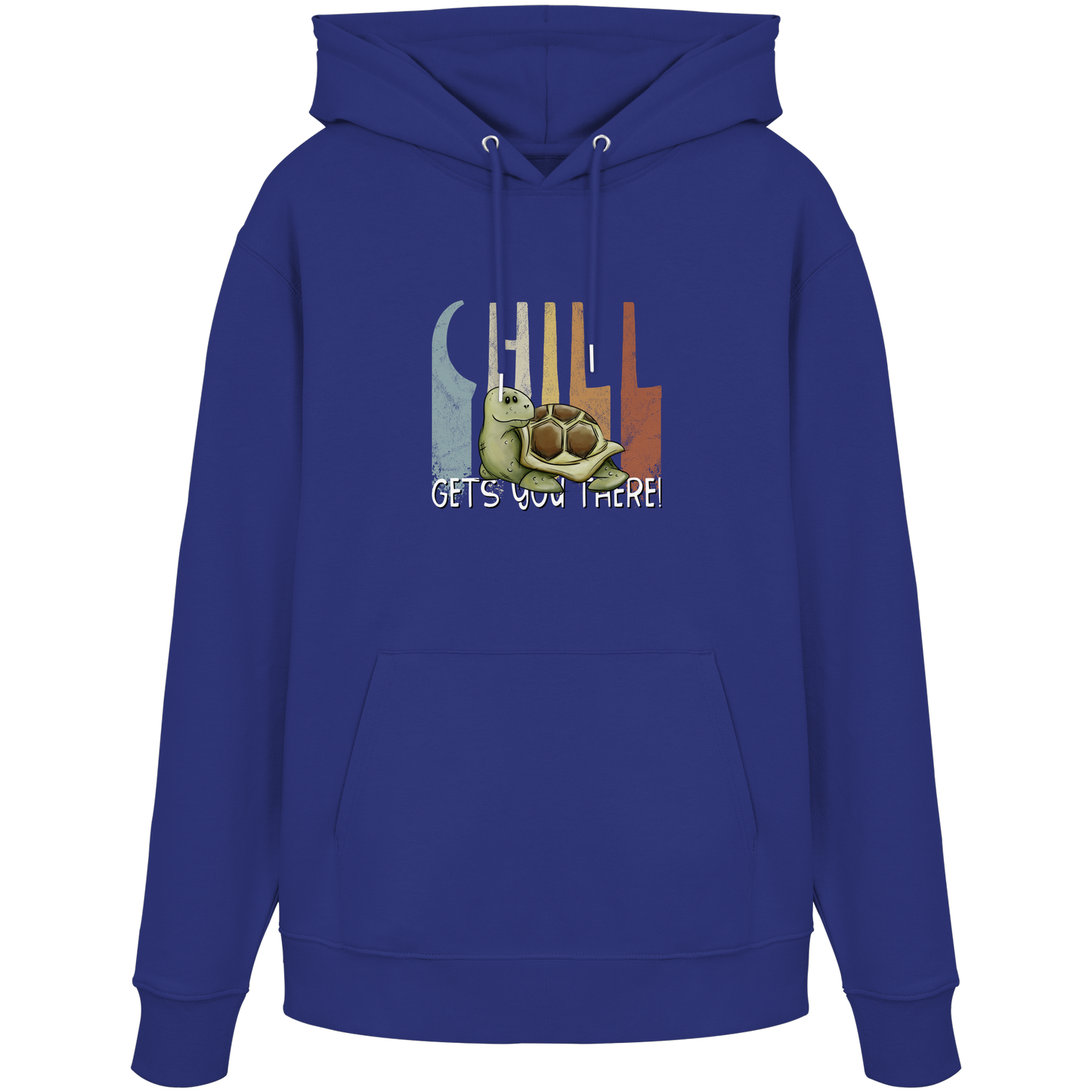 Gechillt gemütliche Schildkröte - Organic Hoodie