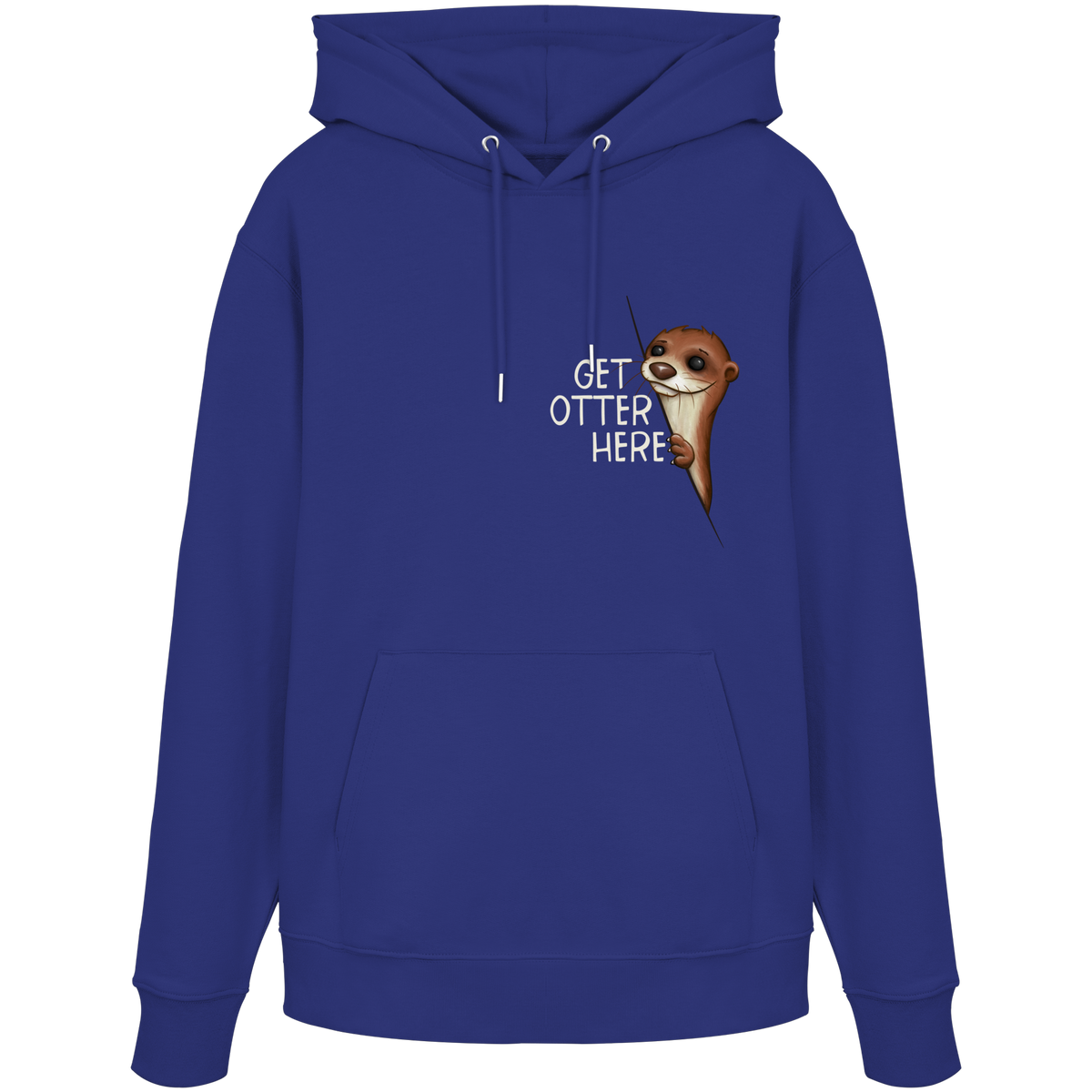 Get Otter Here | Lustiger Otter Kalauer - Organic Hoodie