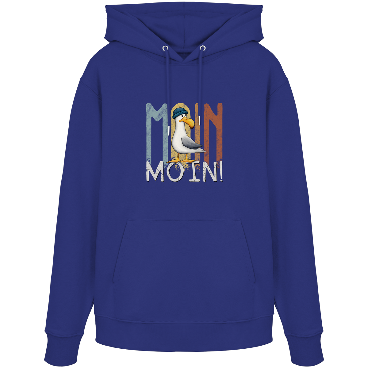 Moin Moin norddeutsche Möwe - Organic Hoodie