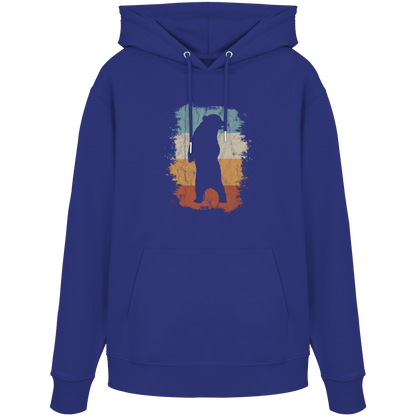 Retro Bären-Silhouette - Organic Hoodie