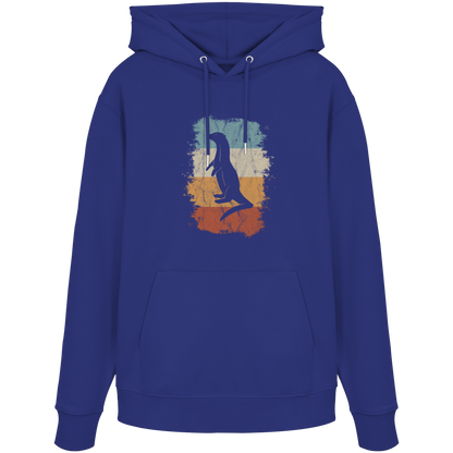 Retro Otter Fischotter Silhouette - Organic Hoodie