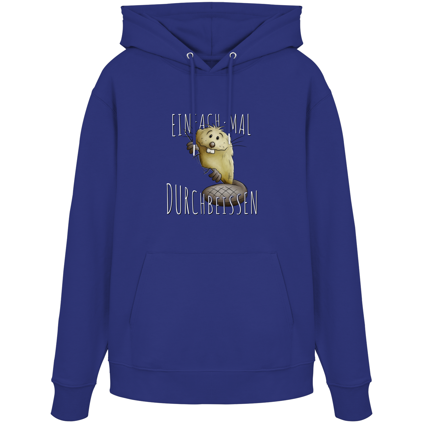 Einfach mal Durchbeissen Biber - Organic Hoodie
