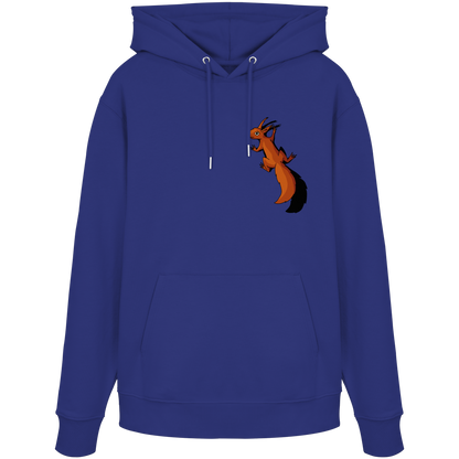 Süßes Eichhörnchen klettert - Organic Hoodie