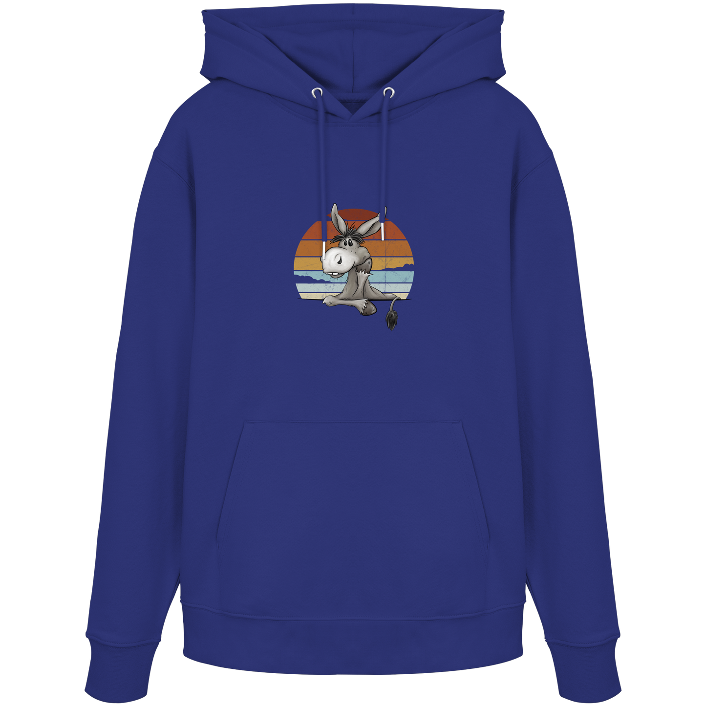 Lässiges Maultier Retro Esel - Organic Hoodie