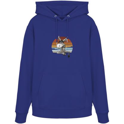 Lässiges Maultier Retro Esel - Organic Hoodie