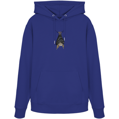 Lustig chillende Fledermaus - Organic Hoodie