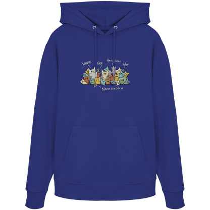 Nope, Nee, Nö Katzen - Organic Hoodie