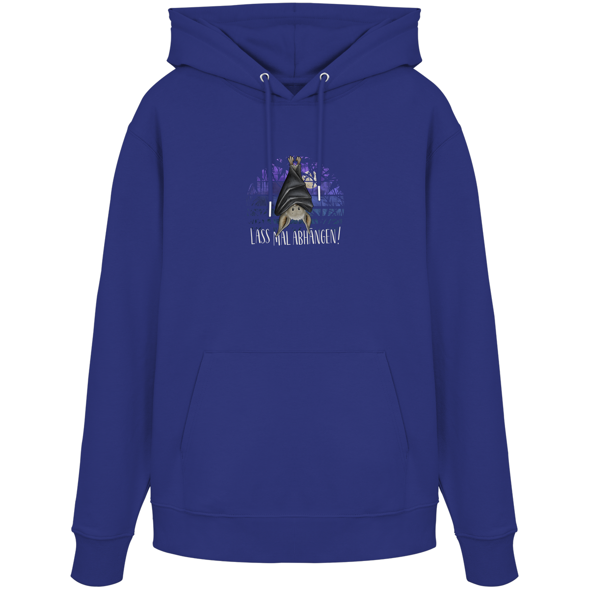 Lass mal abhängen Fledermaus - Organic Hoodie