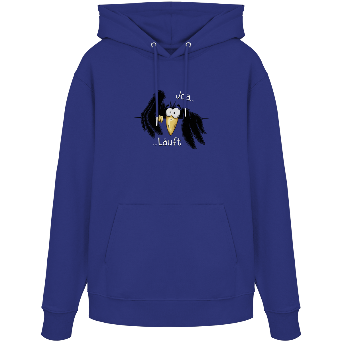 Joa Läuft Krähe gechillter Rabe - Organic Hoodie