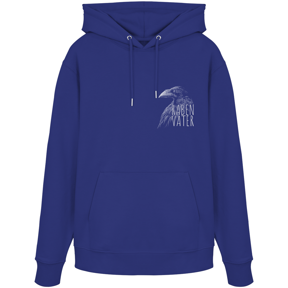 Rabenvater schwarzer Rabe Krähe - Organic Hoodie