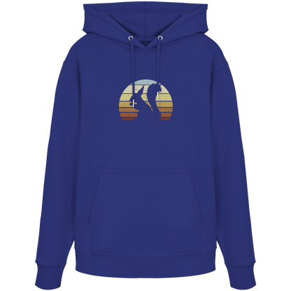 Retro Eichhörnchen Silhouette - Organic Hoodie