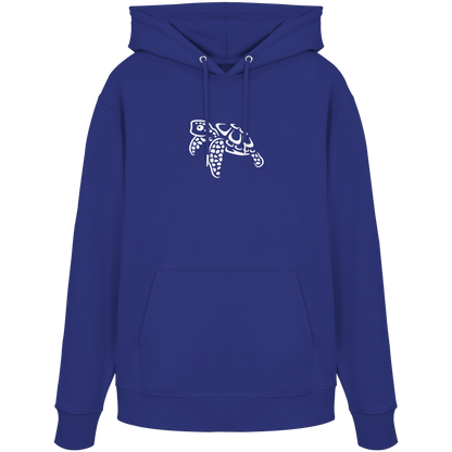 schwimmende Meeres-Schildkröte - Organic Hoodie