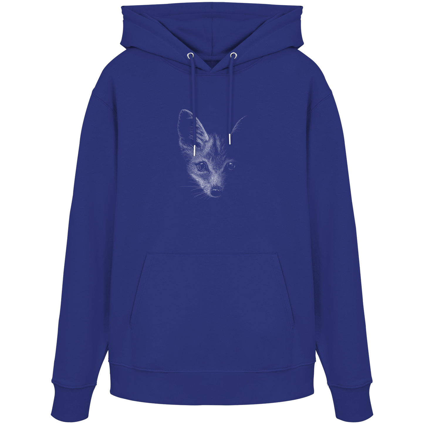 Fuchs Kritzelkunst Illustration - Organic Hoodie