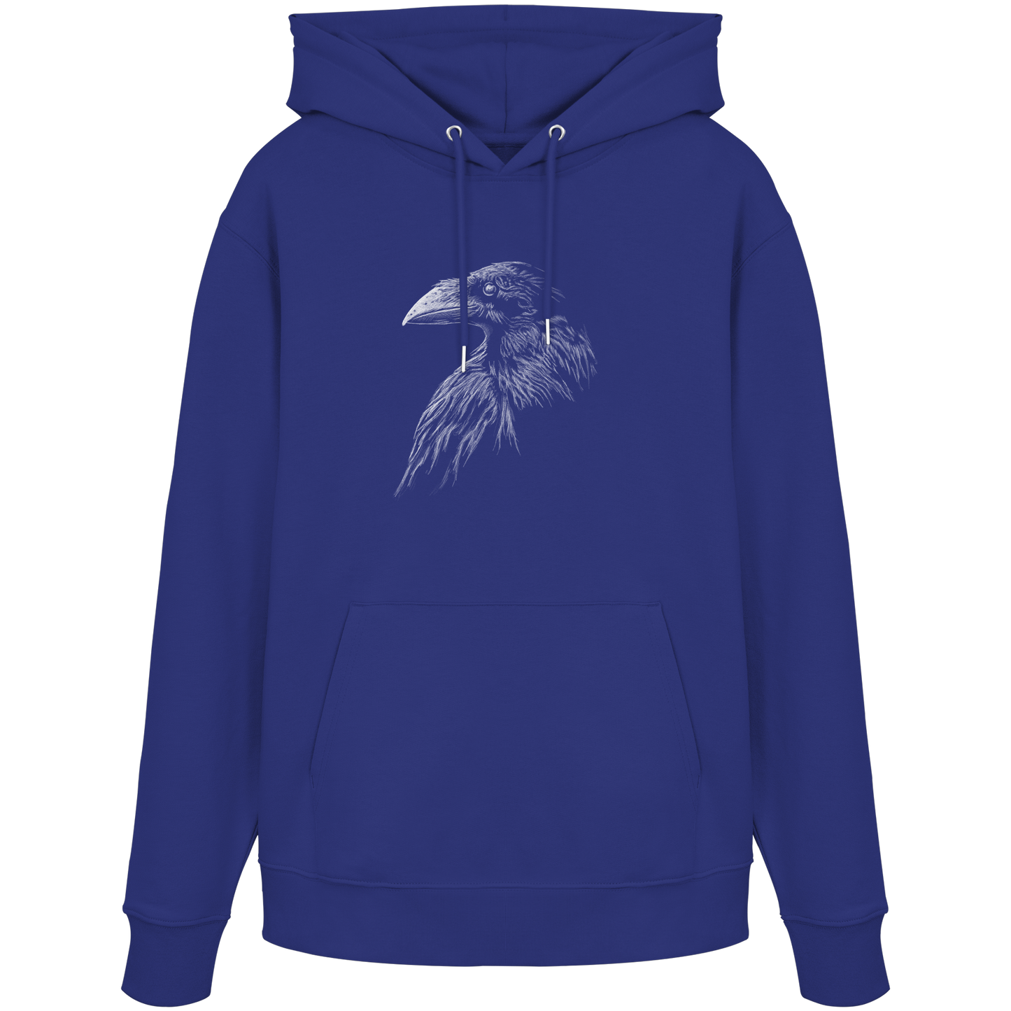 Kritzelkunst Rabe Krähe - Organic Hoodie