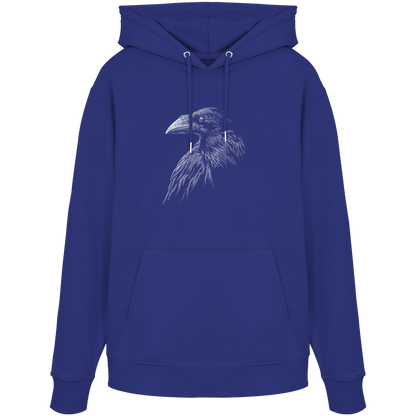 Kritzelkunst Rabe Krähe - Organic Hoodie