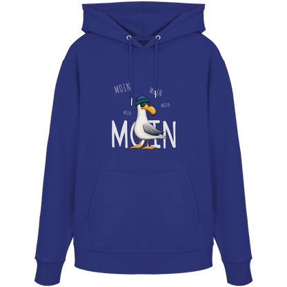 Moin Moin Lässige Hipster Möwe  - Organic Hoodie