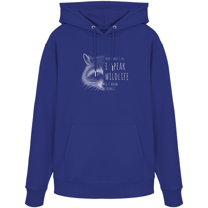 I Speak Wildlife And I Know Waschbär - Organic Hoodie