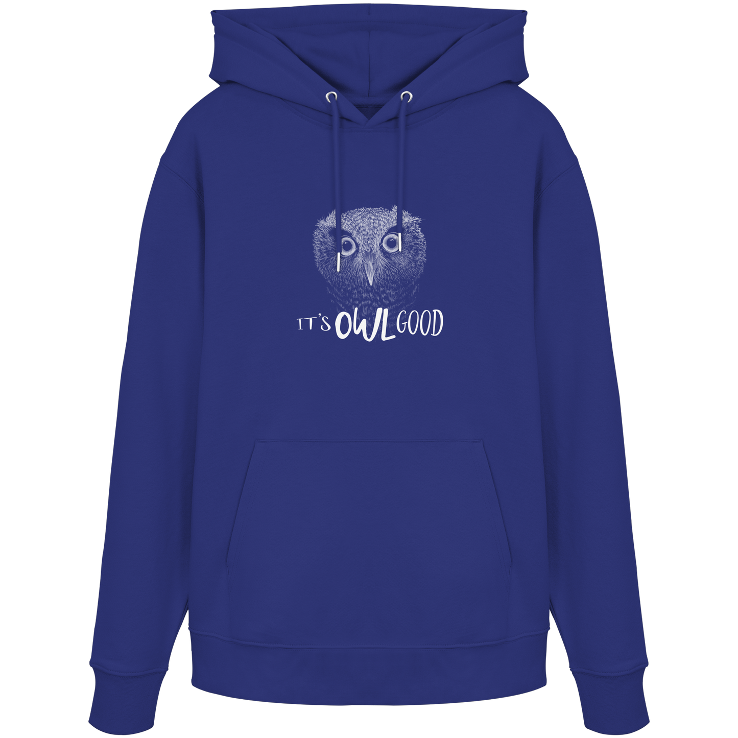 OWL Good | Kritzel-Kunst-Eule - Organic Hoodie