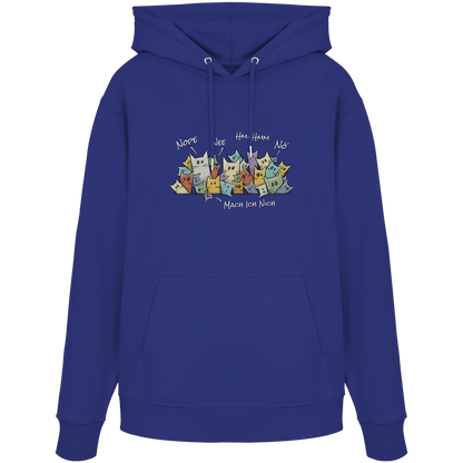 Nope, Nee, Nö Katzen - Organic Hoodie