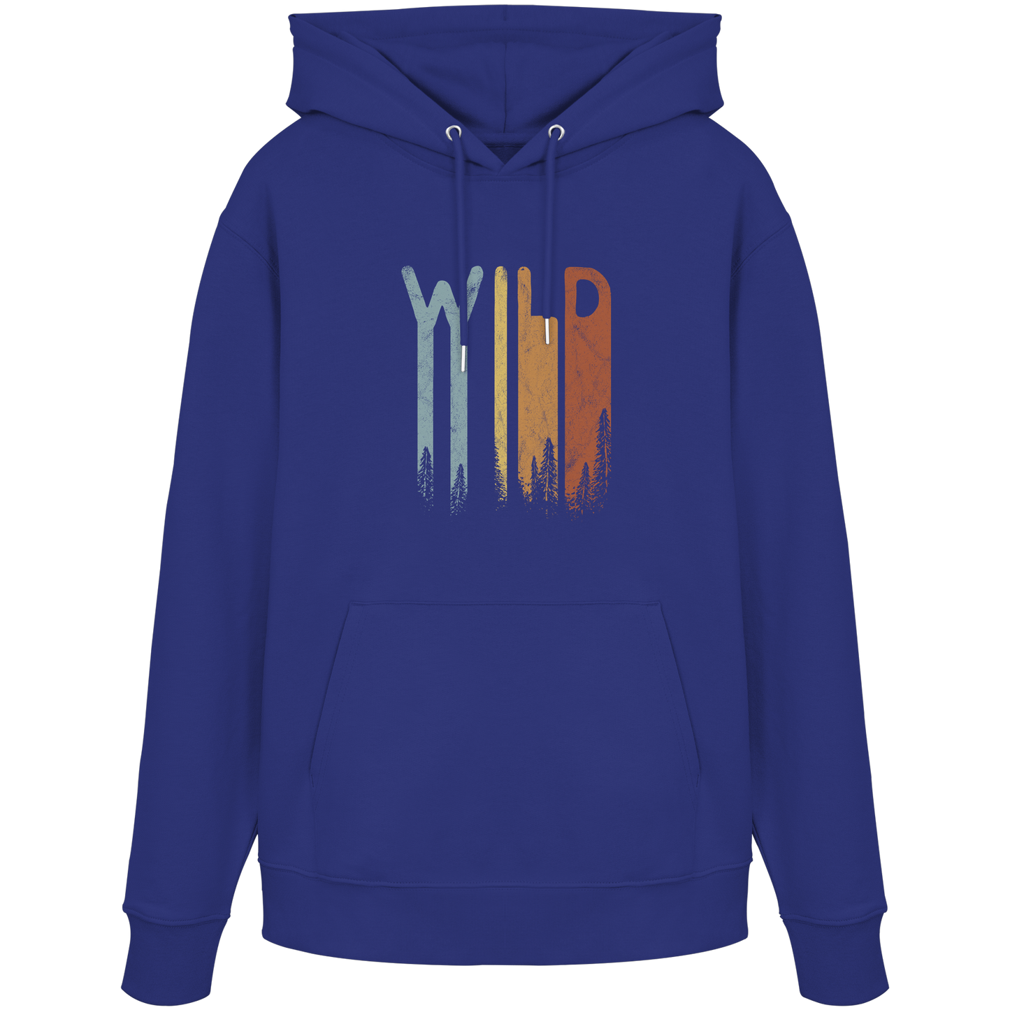 Wild Retro Schriftzug - Organic Hoodie