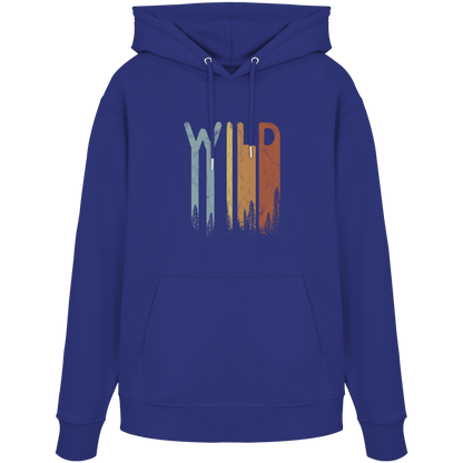 Wild Retro Schriftzug - Organic Hoodie