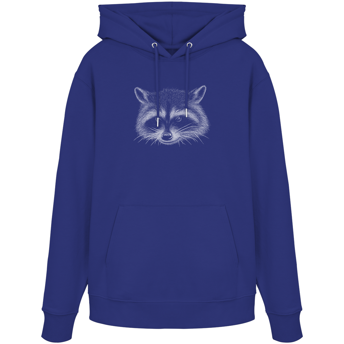 Waschbär Illustration Kritzelkunst - Organic Hoodie