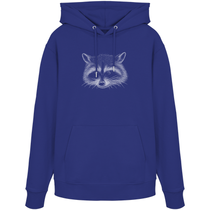 Waschbär Illustration Kritzelkunst - Organic Hoodie