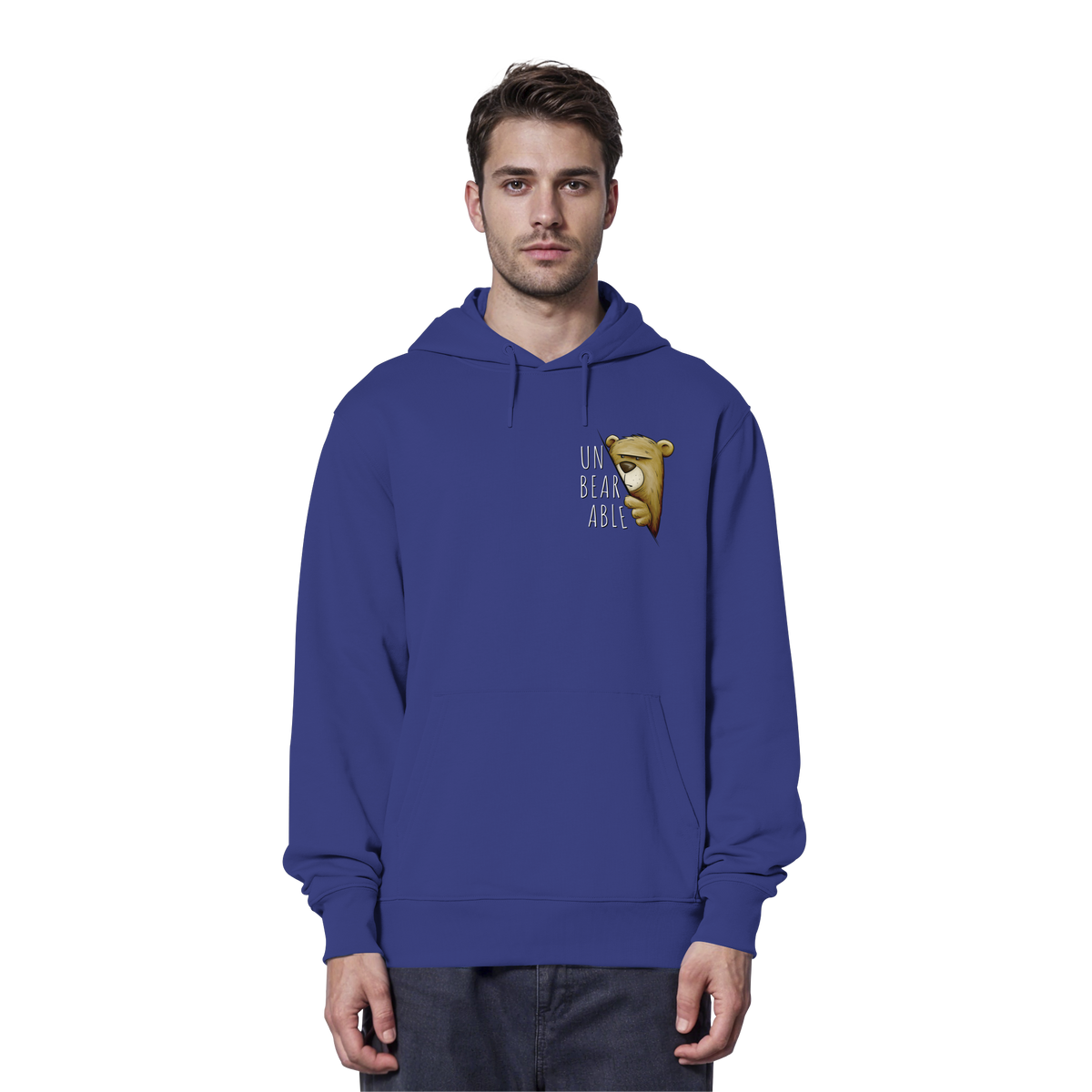 Unbearable – Unerträglich Bär - Organic Hoodie