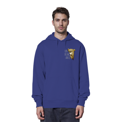 Unbearable – Unerträglich Bär - Organic Hoodie