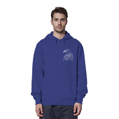 Rabenmutter schwarze Krähe Rabe - Organic Hoodie