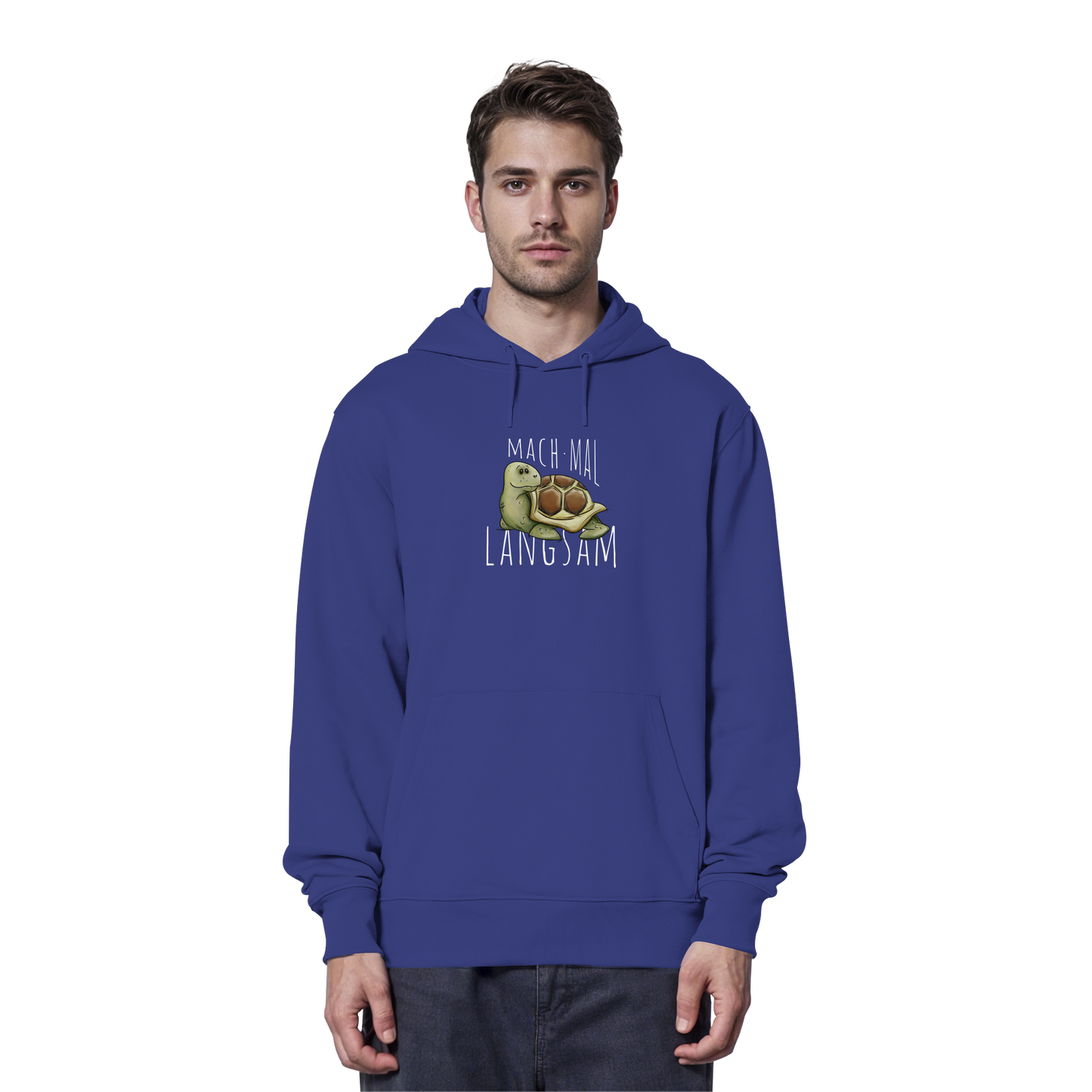 Mach mal langsam Schildkröte - Organic Hoodie