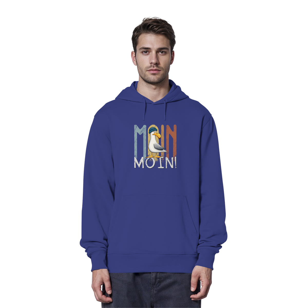 Moin Moin norddeutsche Möwe - Organic Hoodie