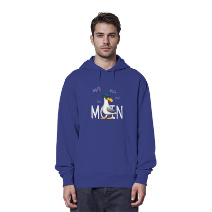 Moin Moin Lässige Hipster Möwe  - Organic Hoodie