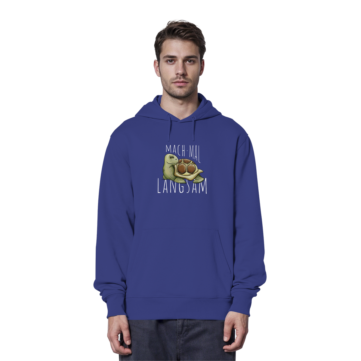 Mach mal langsam Schildkröte - Organic Hoodie