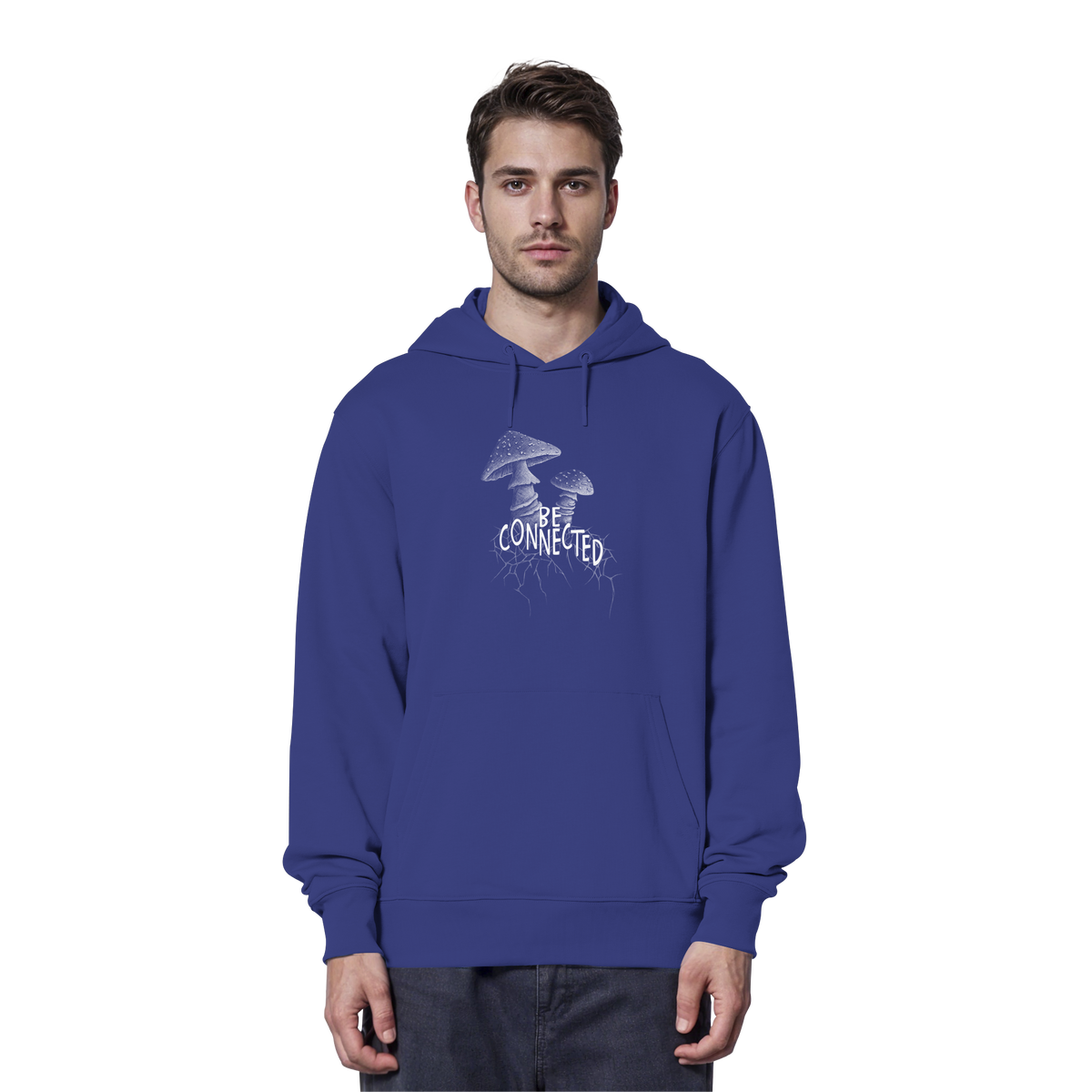Be Connected Panther-Pilz - Organic Hoodie