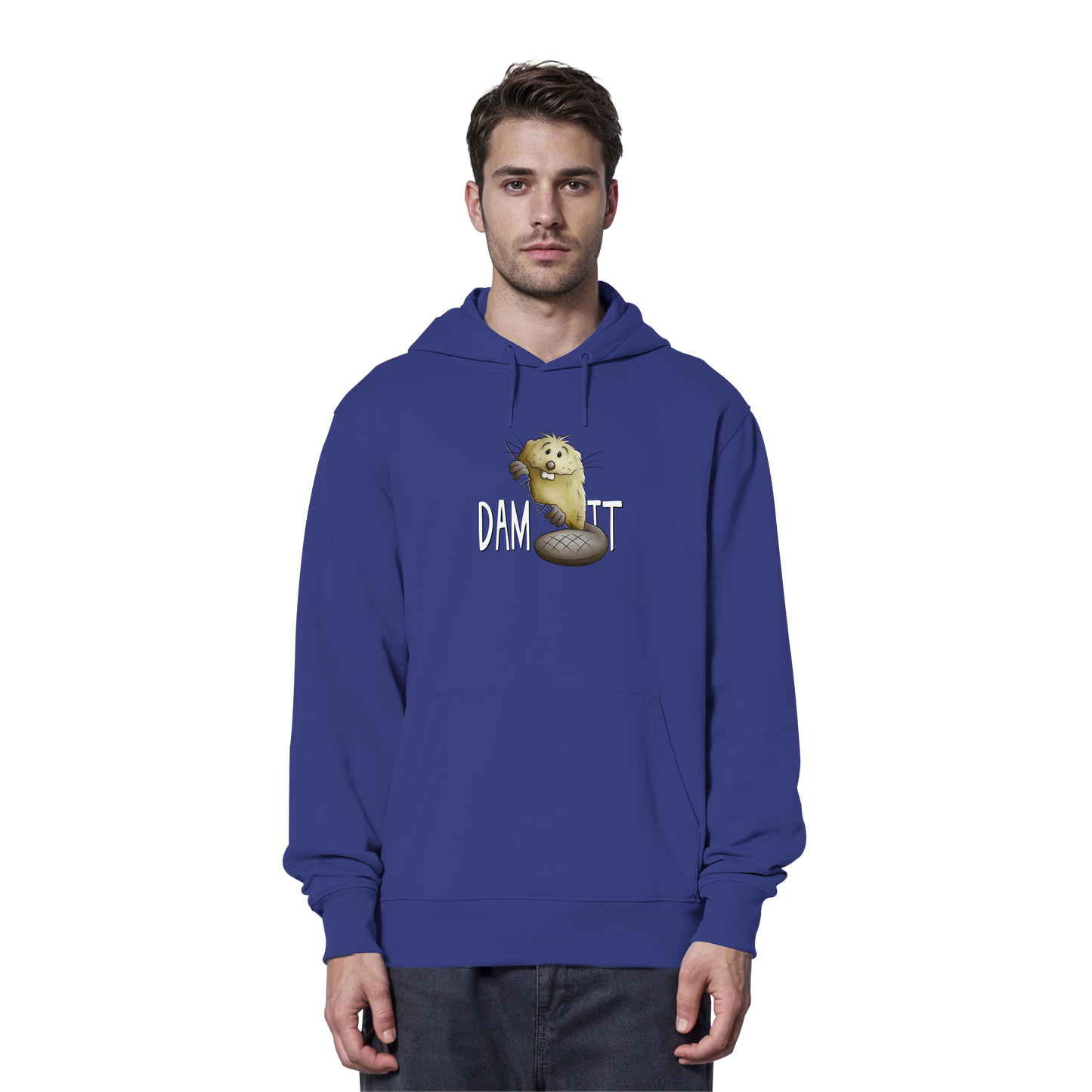 Dam It Verdammt Lustiger Biber - Organic Hoodie