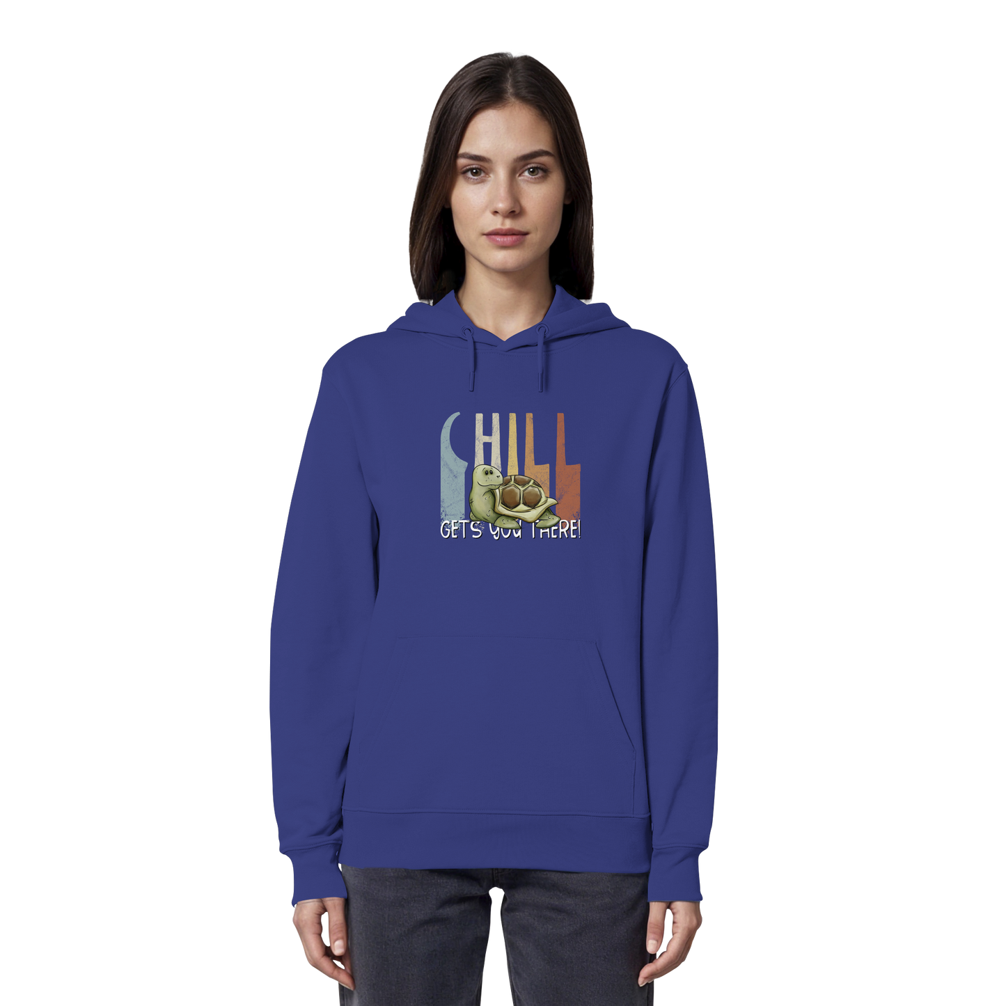 Gechillt gemütliche Schildkröte - Organic Hoodie