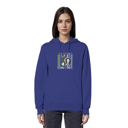 Life Stinks Sometimes Stinktier Weisheit - Organic Hoodie