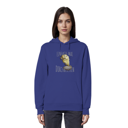 Einfach mal Durchbeissen Biber - Organic Hoodie
