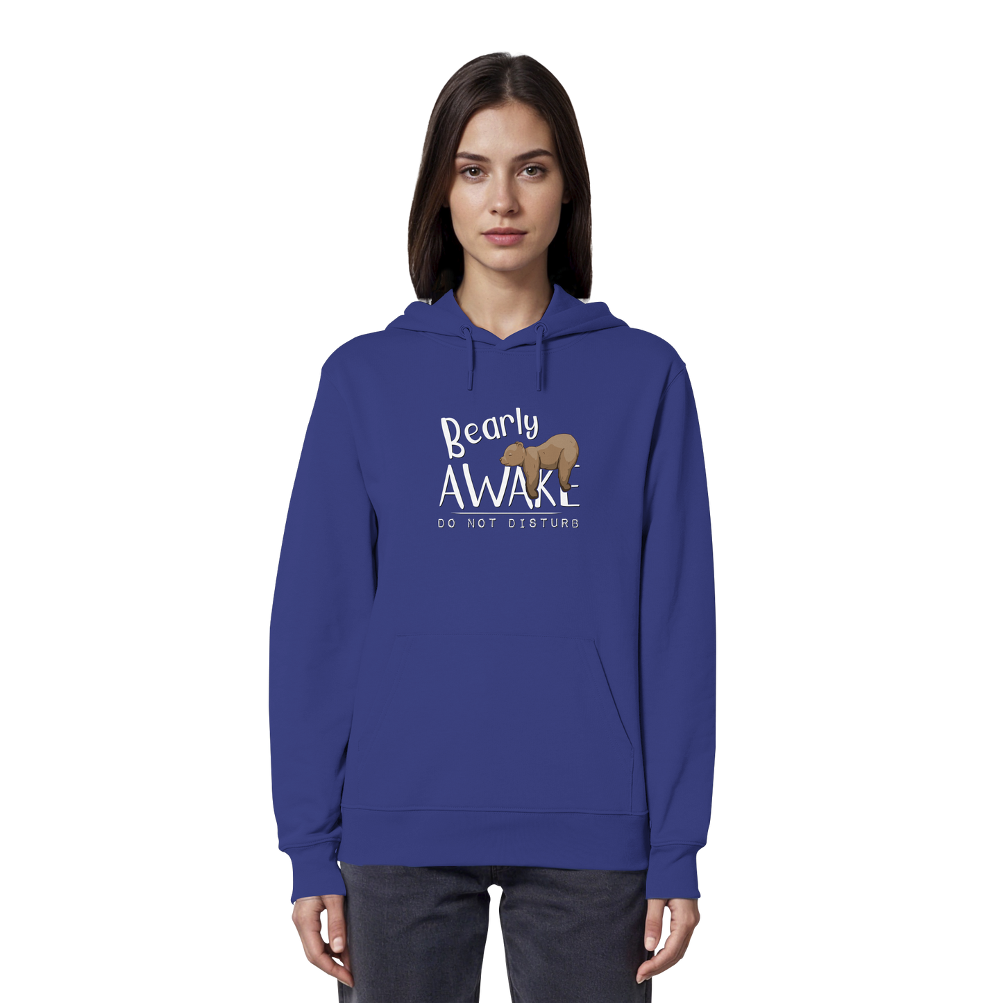 Bearly Awake Bitte nicht stören Bär - Organic Hoodie