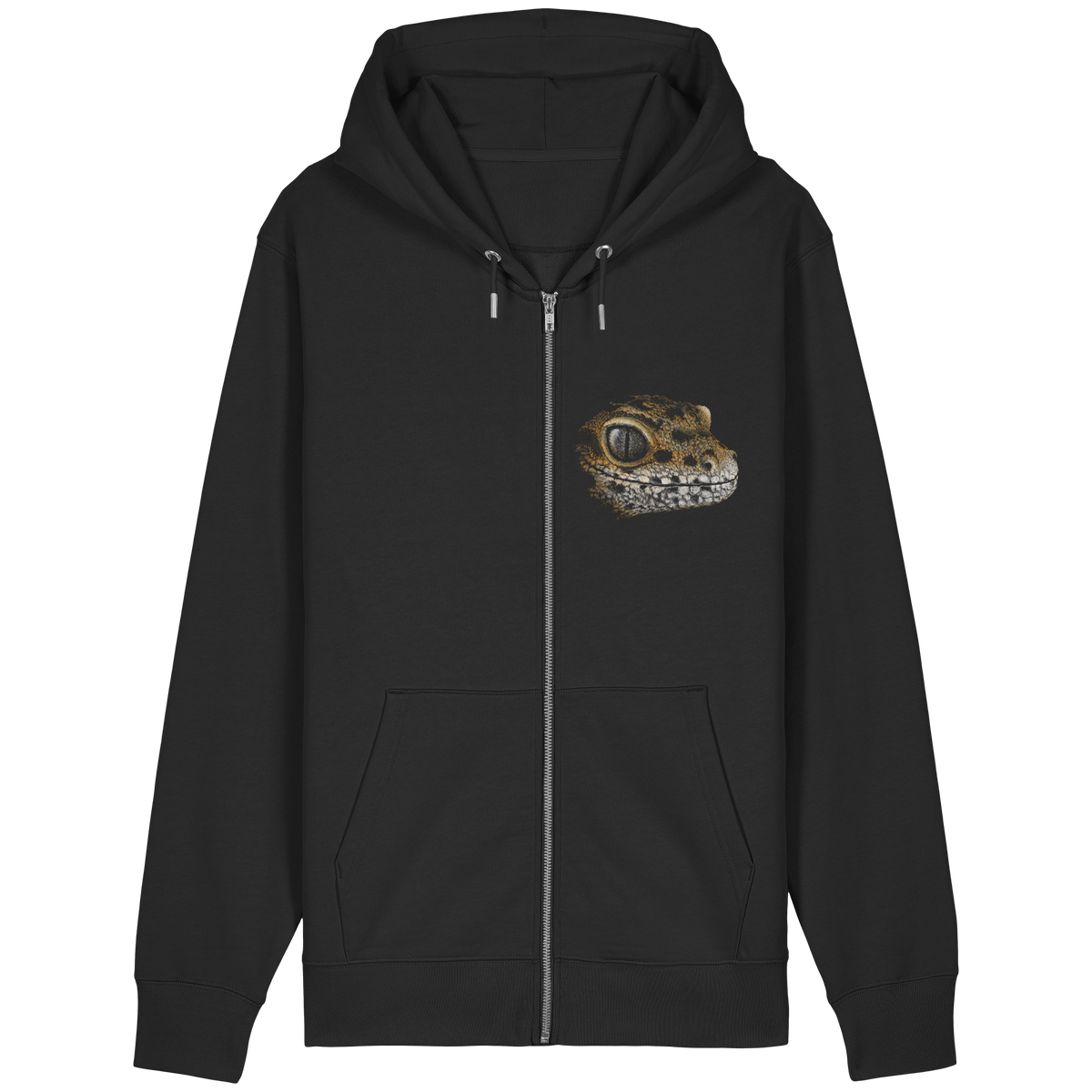 Leopard Gecko Skizze Kritzelkunst - Organic Relaxed Zipper