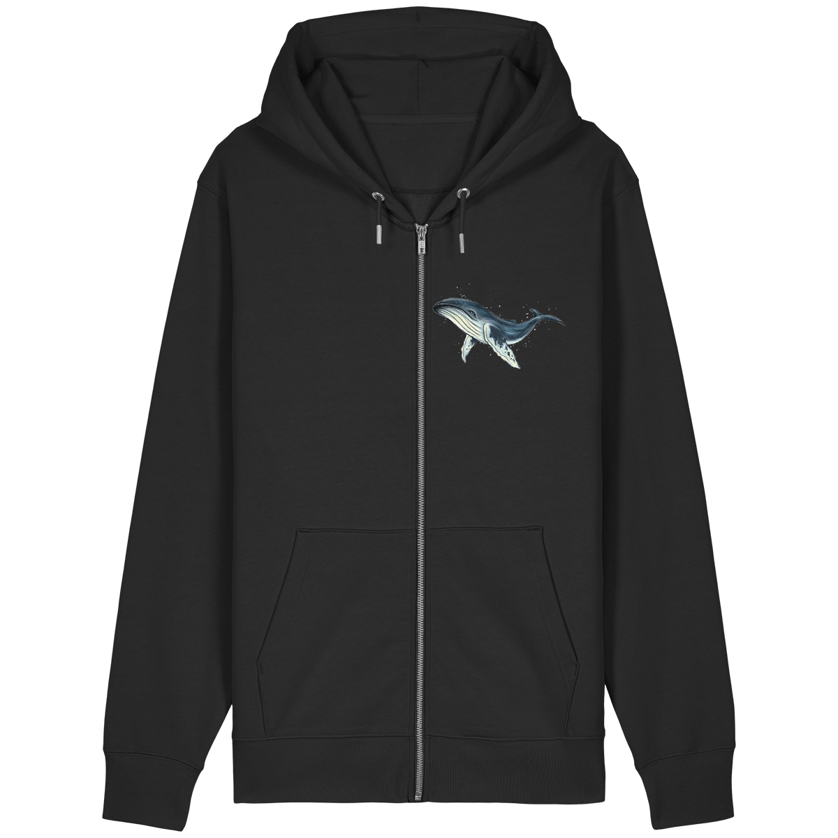 Tiefsee Ozean-Riese Buckelwal - Organic Relaxed Zipper