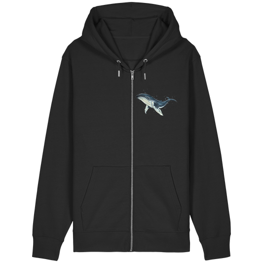 Tiefsee Ozean-Riese Buckelwal - Organic Relaxed Zipper